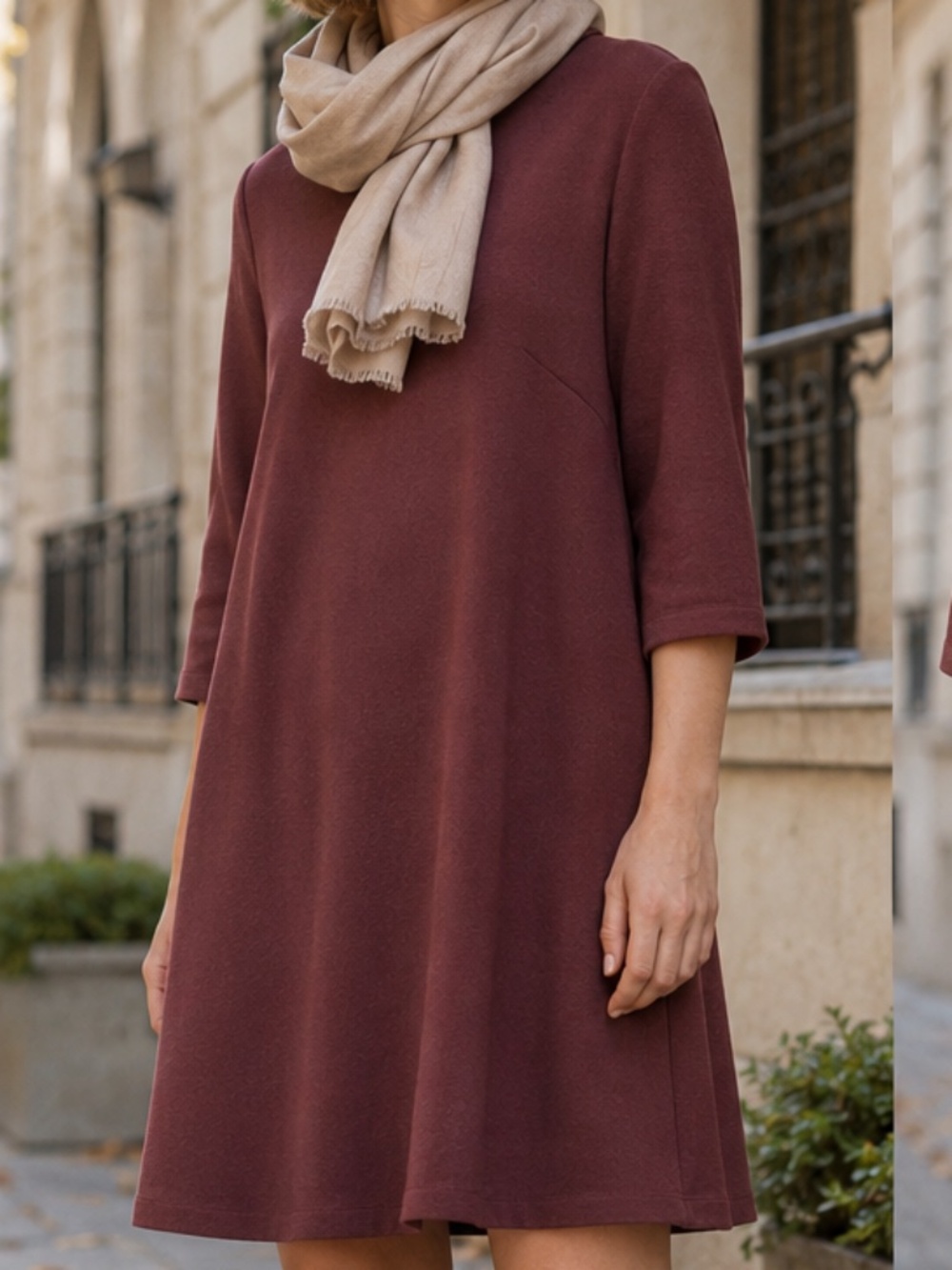 NWT | SKFK | Burgundy A-Line Dress | Size 6